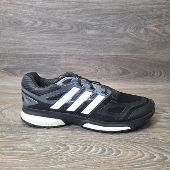 Adidas Shoes Mens 13 Response Boost Techfit Cushioned Running Performance Sports - Picture 1 of 14